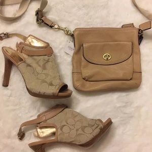 NWT $168 Tan Coach Purse